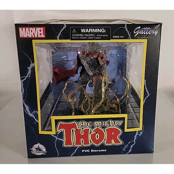 Marvel Comics Gallery The Mighty Thor Classic statue Diorama Diamond Select Toy - Picture 1 of 8